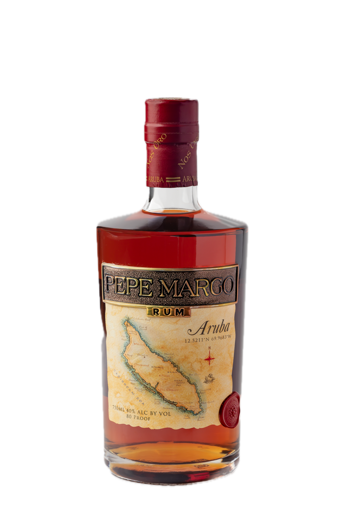 Pepe Margo Aged Rum — handcrafted Aruban rum distilled in Oranjestad